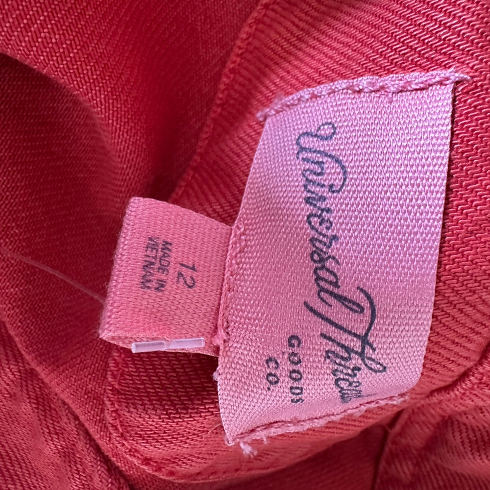 Target Universal Thread Sleeveless Red Orange Den… - image 6